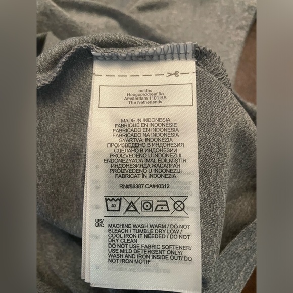 NWOT Adidas Twist Front Tank Gray Size XS - Picture 7 of 10